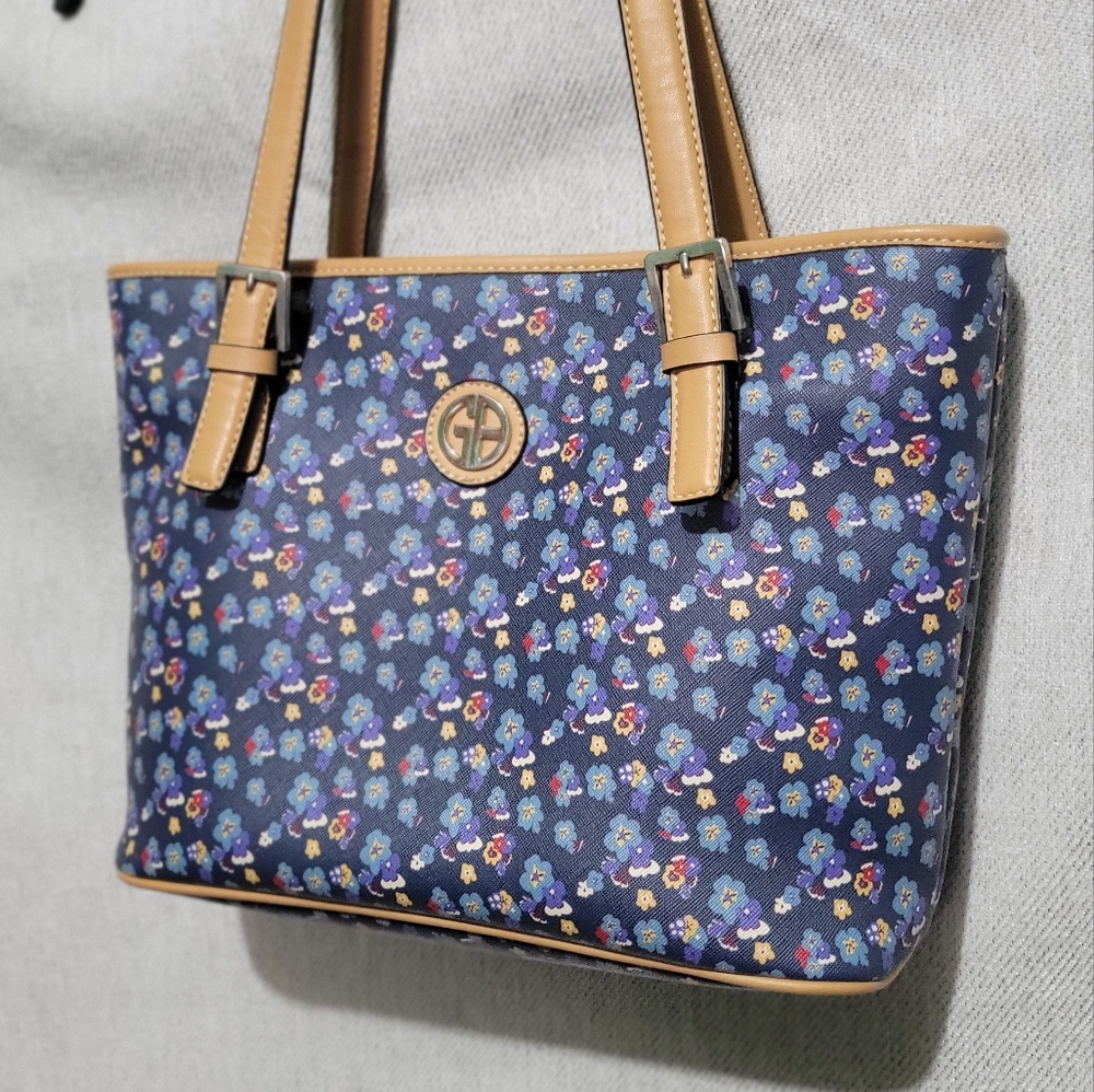 Giani Bernini Saffiano Floral Tote Bag